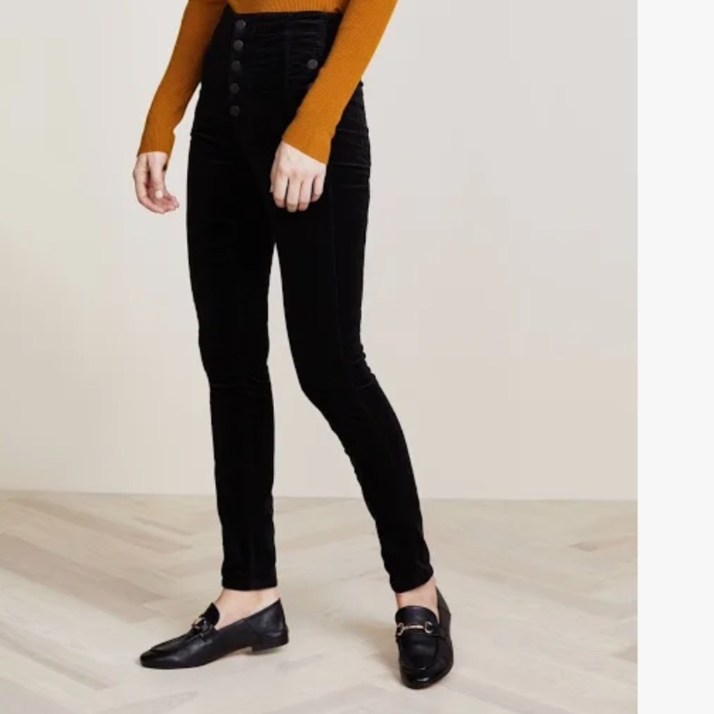 J Brand Natasha Seriously Black High Waisted Jeans